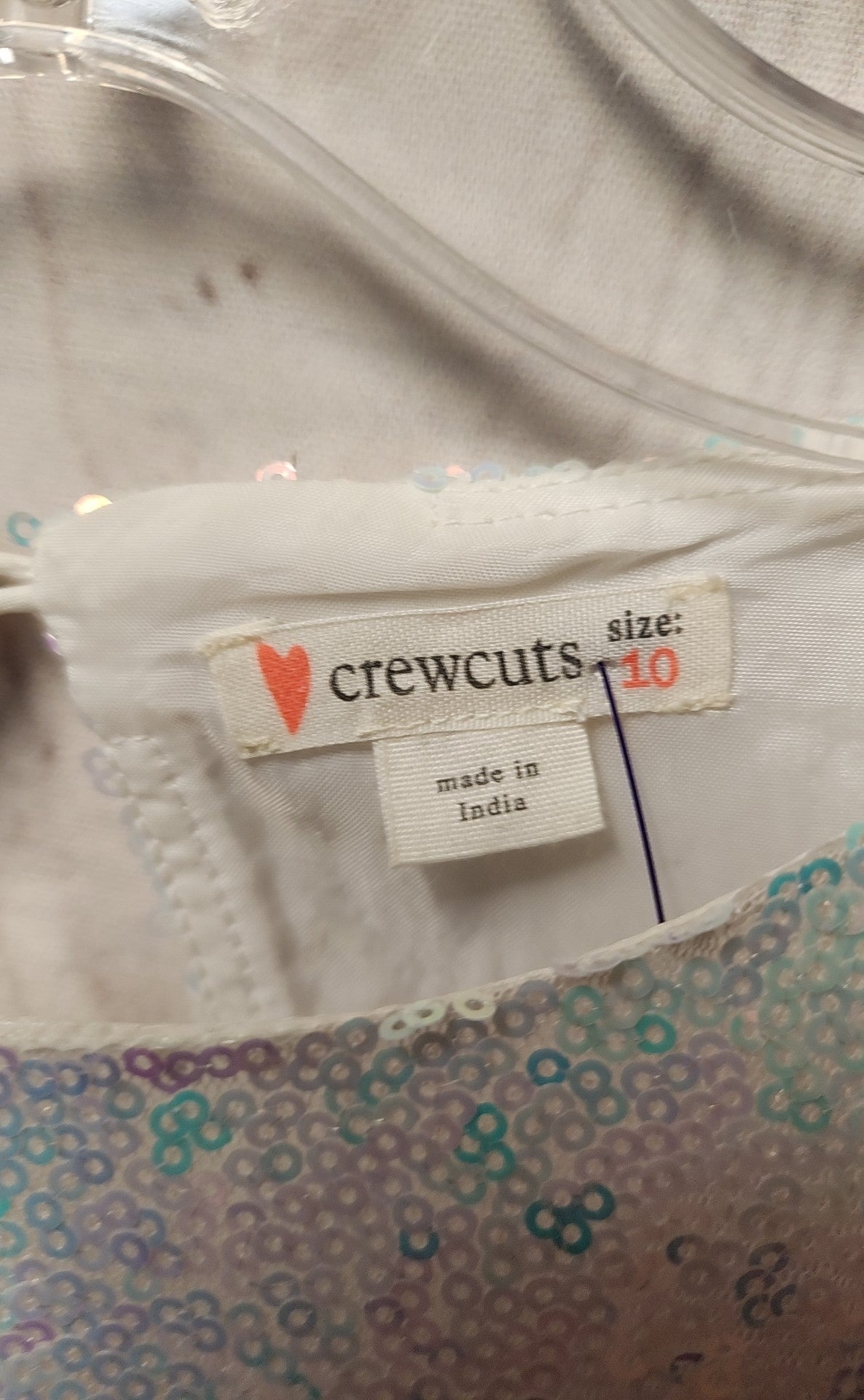 Crewcuts Girl's Size 10 Iridescent Dress