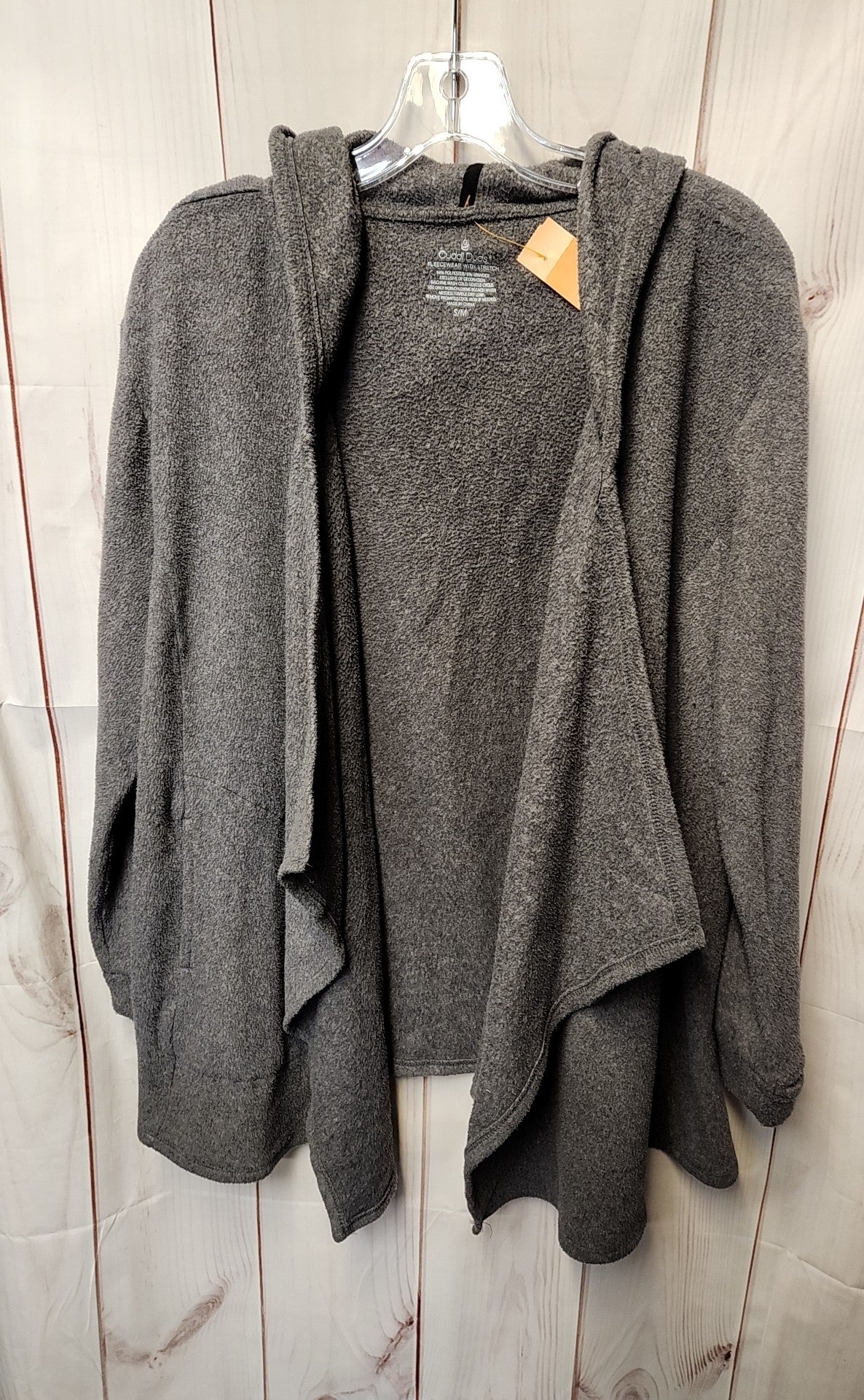 Cuddl Duds Women's Size S/M Gray Cardigan