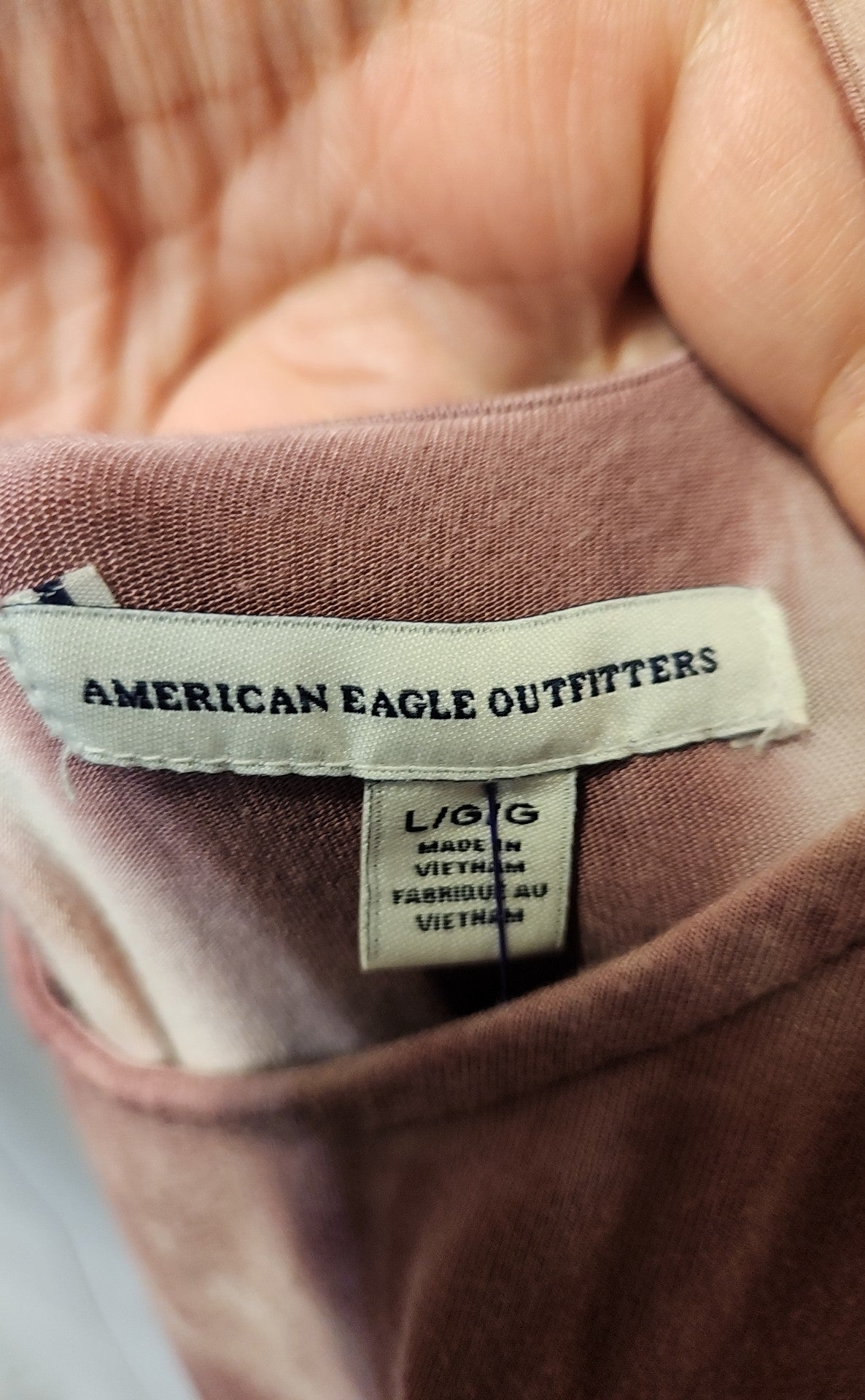 American Eagle Women's Size L Pink Tie Dye Dress