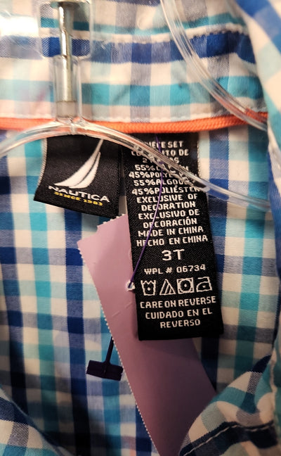 Nautica Boy's Size 3 Blue Shirt