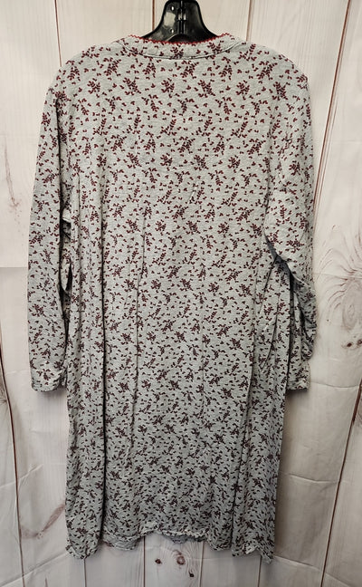 Celestial Dreams Women's Size 2X Gray Nightgown