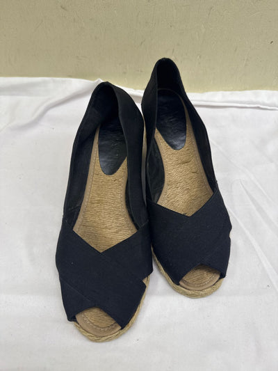 Lauren by Ralph Lauren Women's Size 9-1/2 Black Sandals