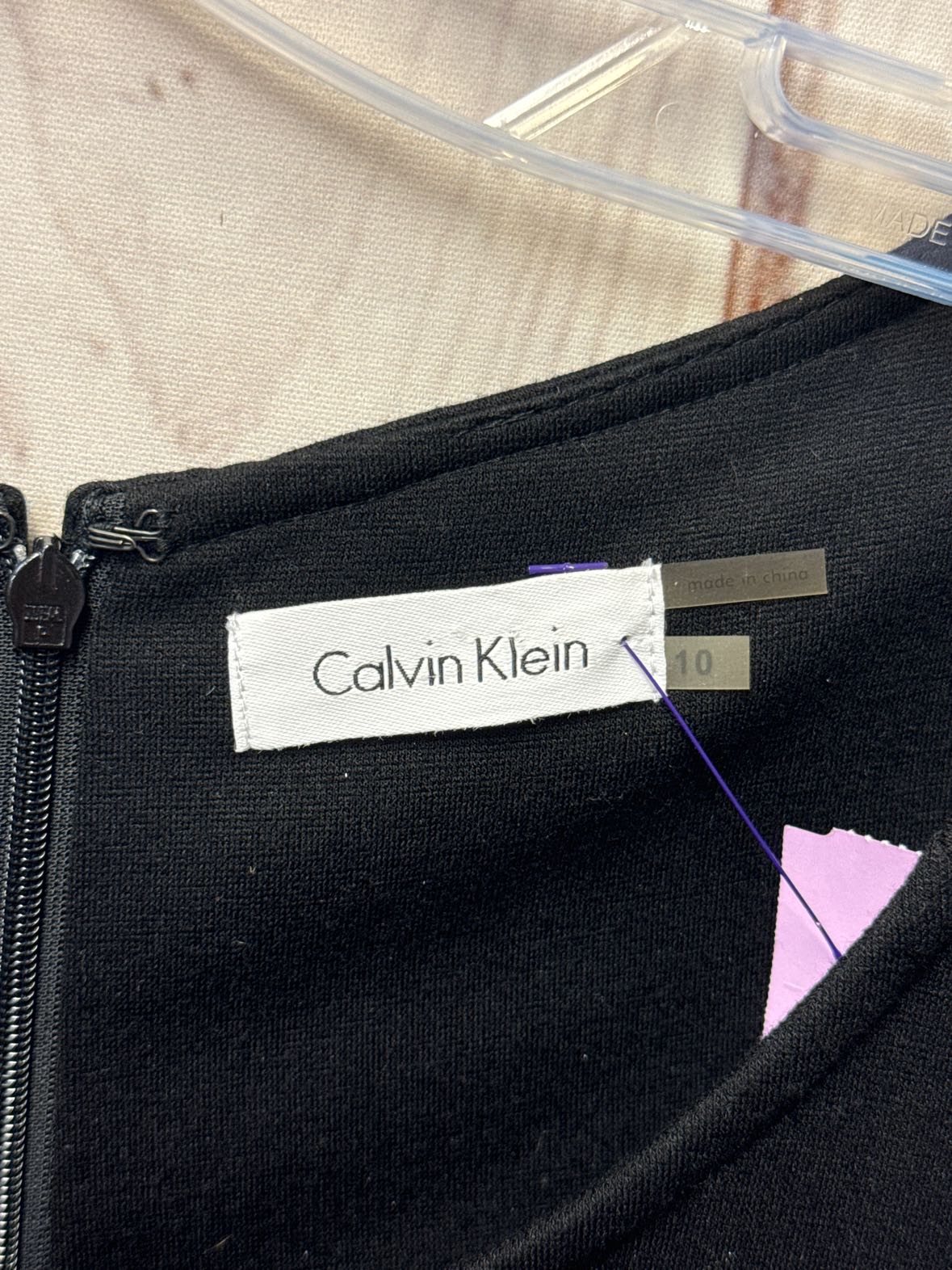 Calvin Klein Women's Size 10 Black Dress