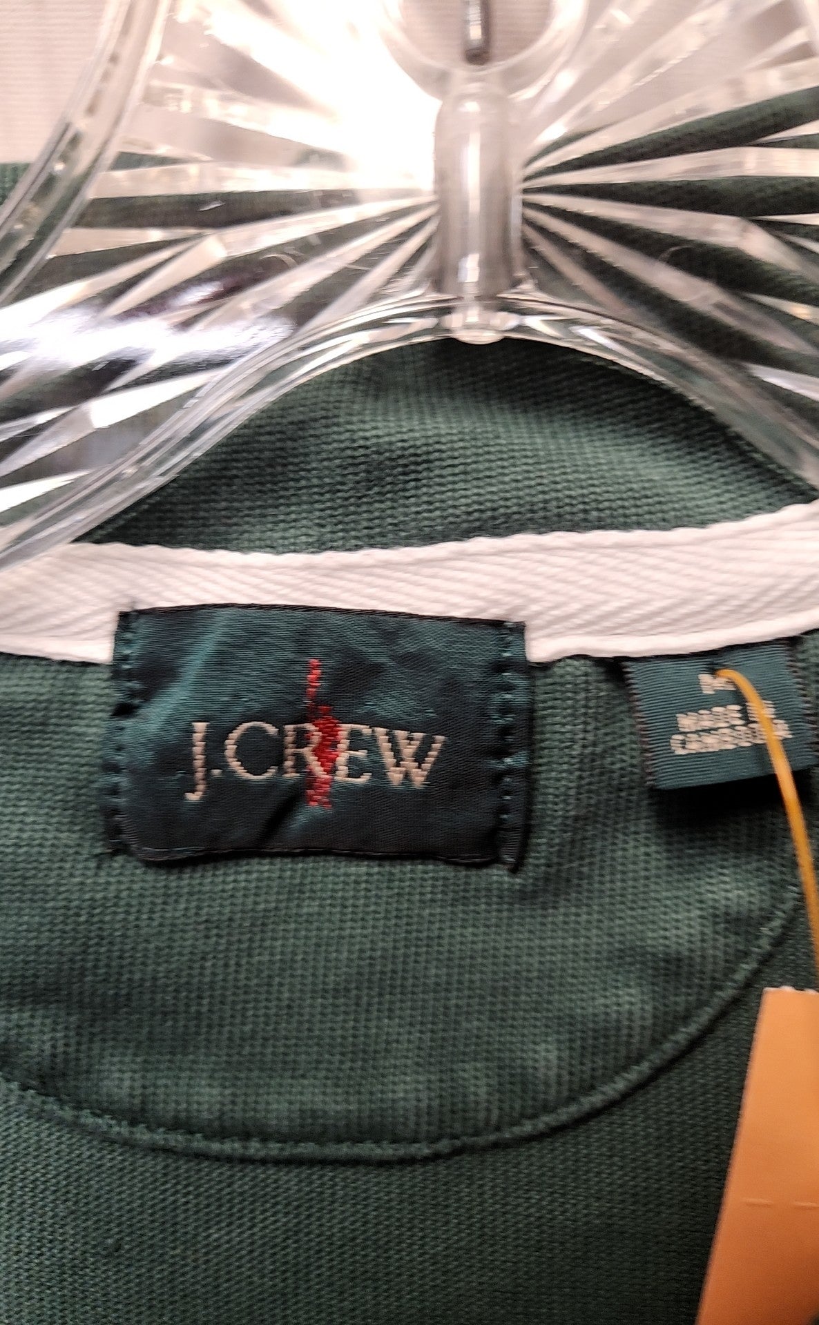 J Crew Men's Size M Green Sweatshirt