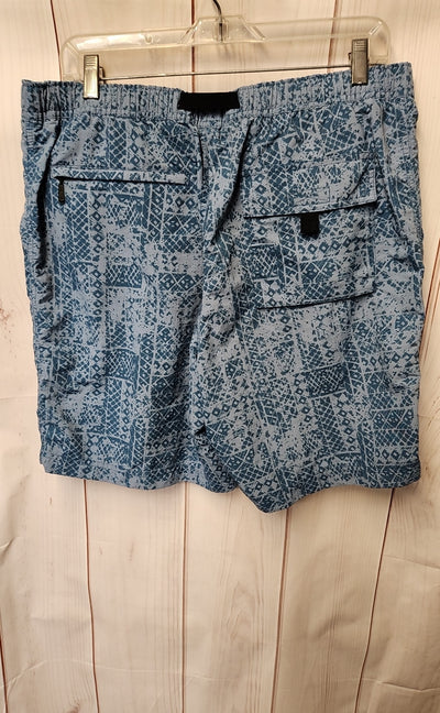 Eddie Bauer Men's Size M Blue Swim Trunks
