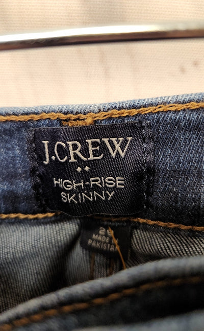 J Crew Women's Size 29 (7-8) Blue Jeans High Rise Skinny