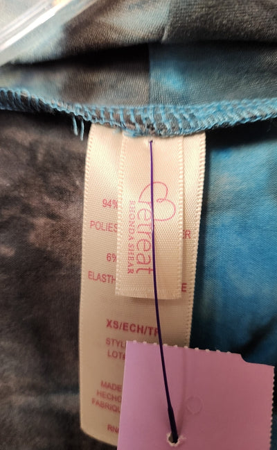 Rhonda Shear Women's Size XS Black & Blue Cardigan
