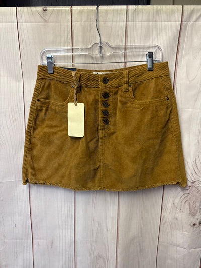 NWT Indigo Rein Women's Size 7 Tan Corduroy Skirt