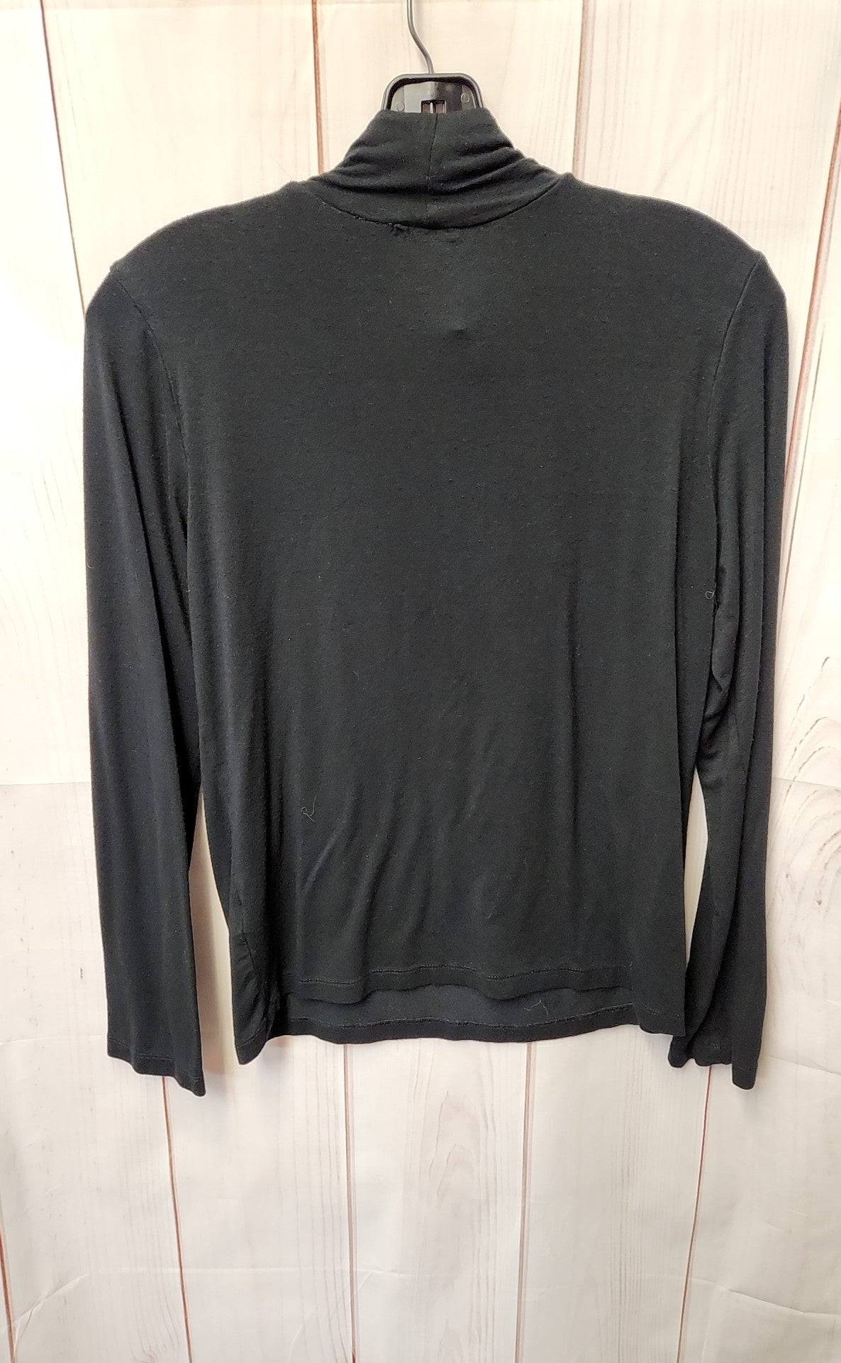 Chico's Women's Size 0 = US S Black Long Sleeve Top