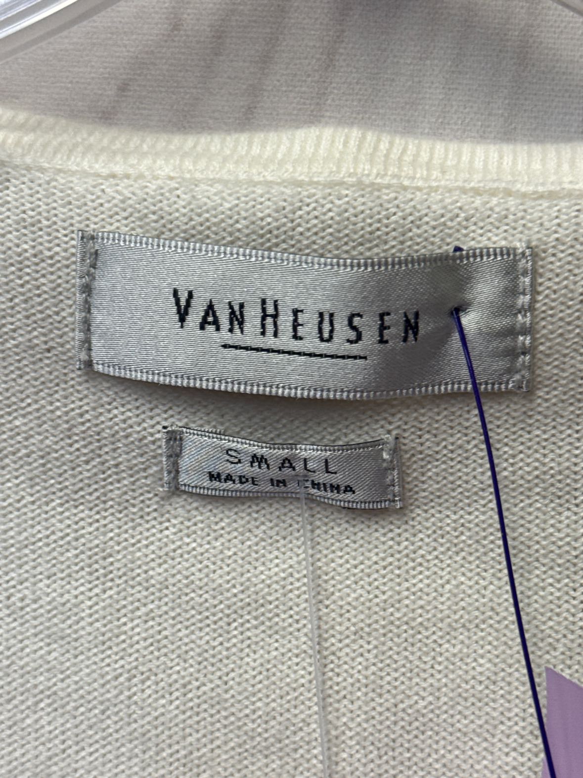 NWT Van Heusen Women's Size S White Cardigan