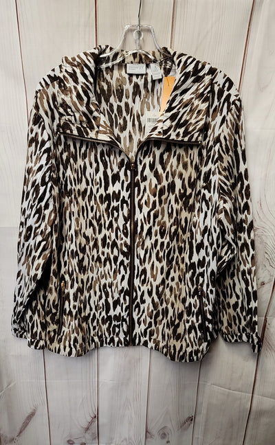 NWT Zenergy - Chico's Women's Size 3 = US XL Brown Jacket