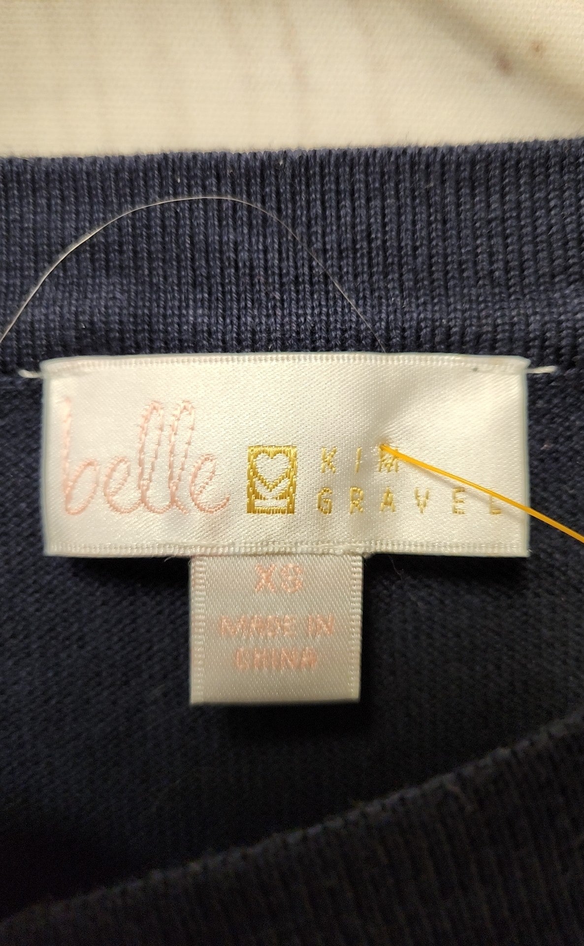Belle by Kim Gravel Women's Size XS Navy Sweater