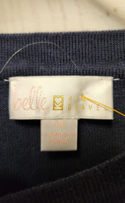 Belle by Kim Gravel Women's Size XS Navy Sweater
