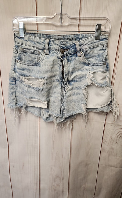 American Eagle Women's Size 2 Blue Shorts Mom Short