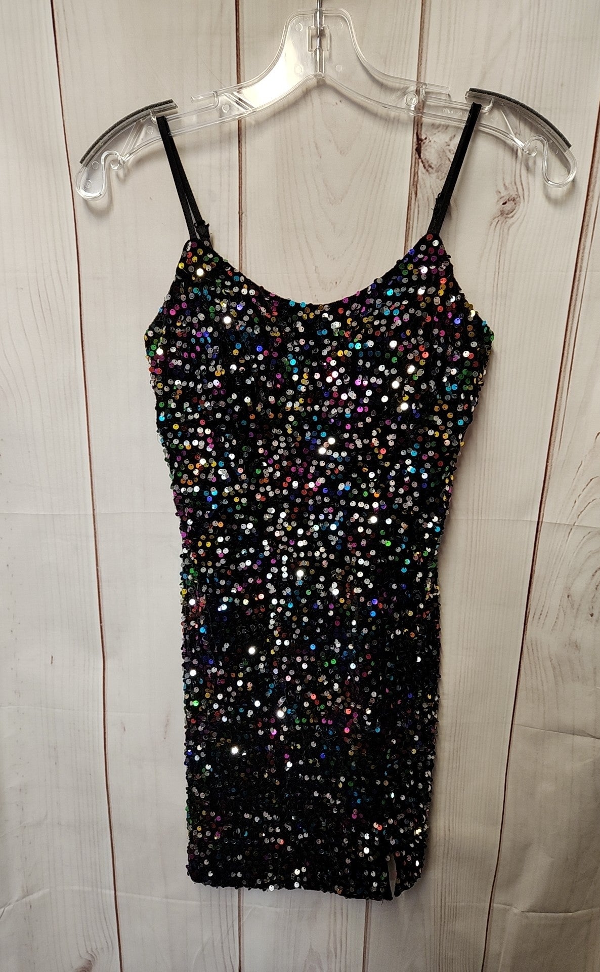 Pear Culture Women's Size 0 Black Sequined Dress