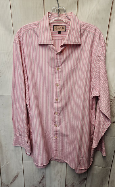 Pink Men's Size XL Pink Shirt