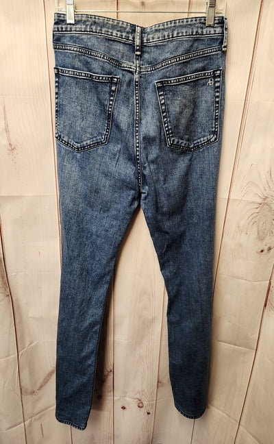 Rag & Bone Women's Size 29 (7-8) Blue Jeans Casey High Rise Flare