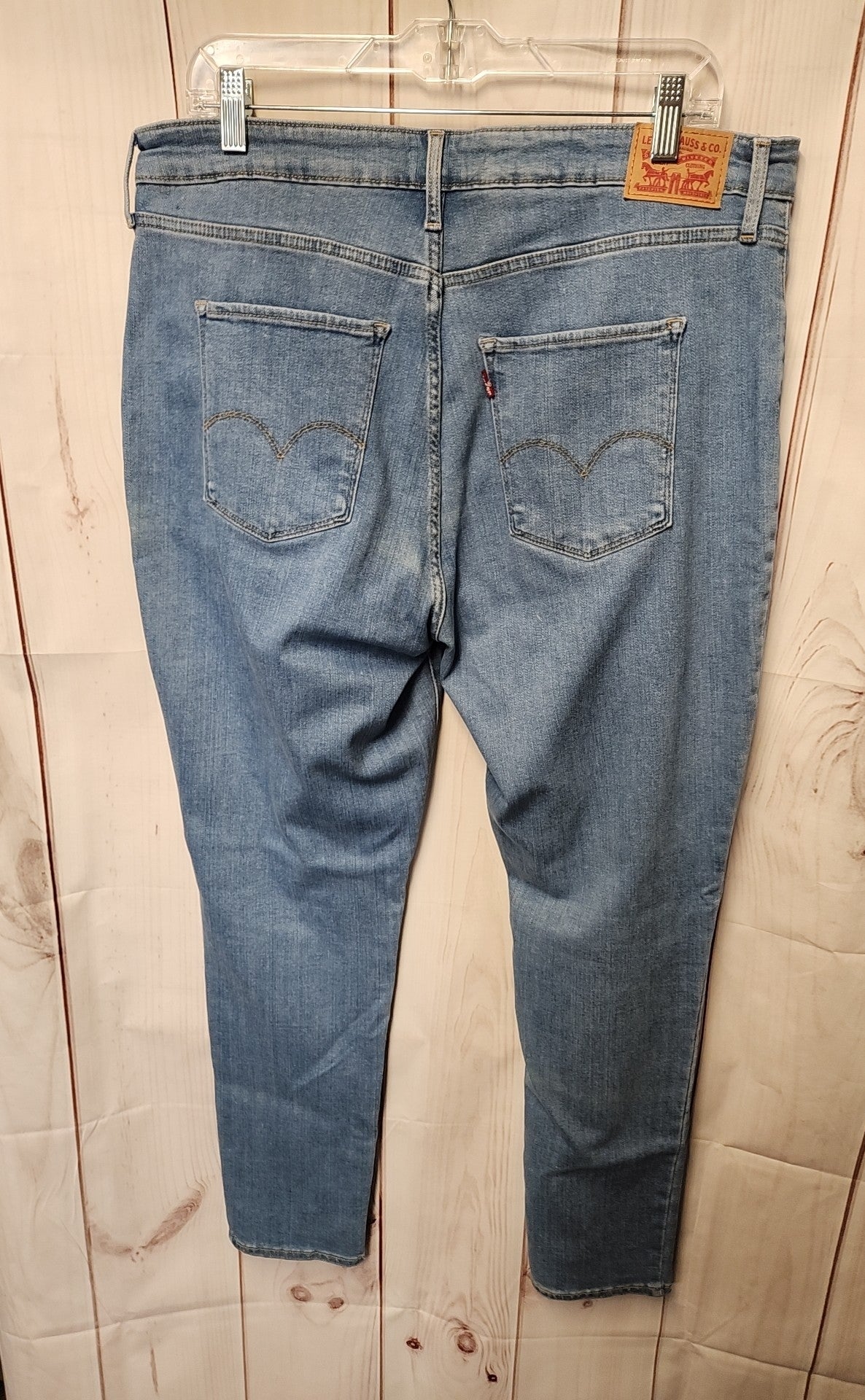 Levis Women's Size 34 (18/1X) Blue Jeans 721 High Rise Skinny