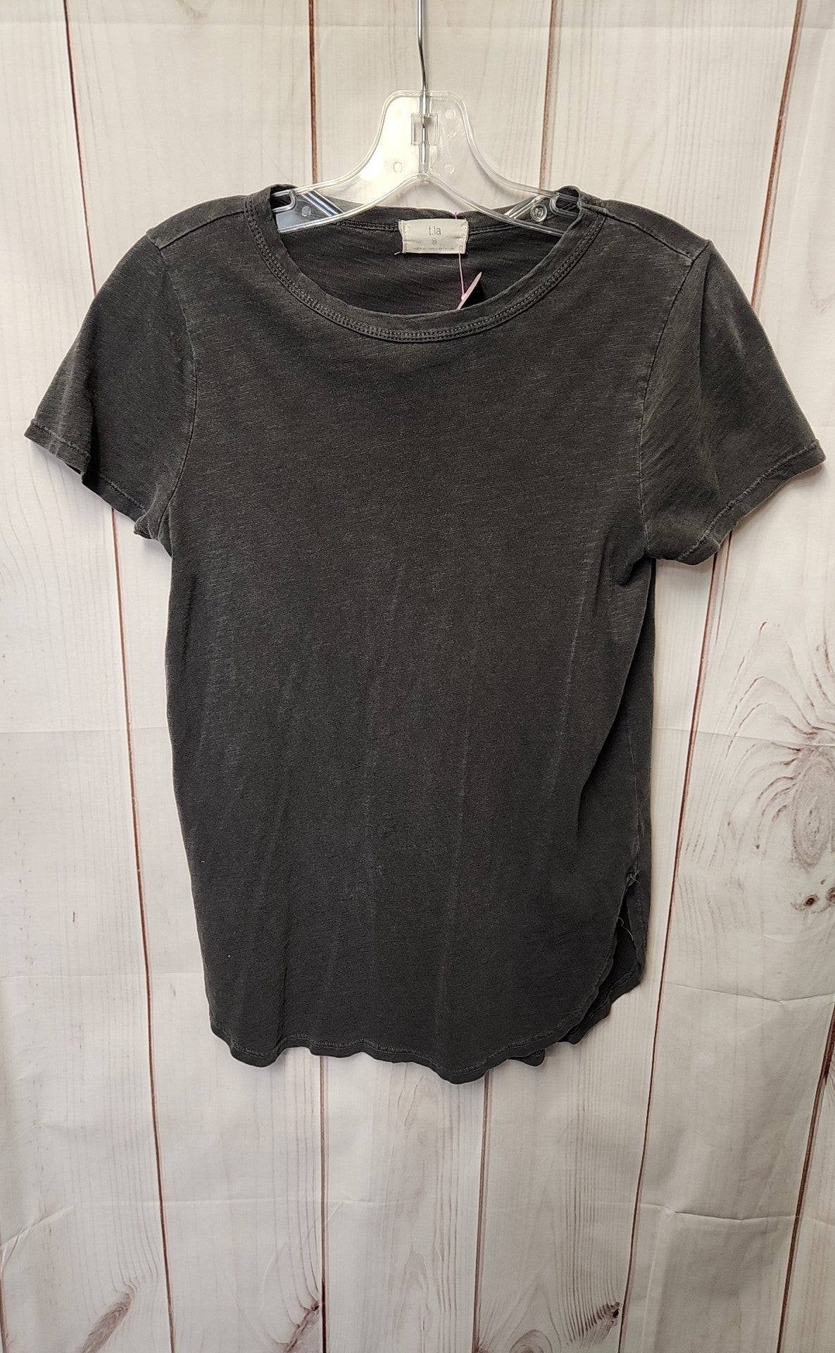 Tla Women's Size XS Gray Short Sleeve Top