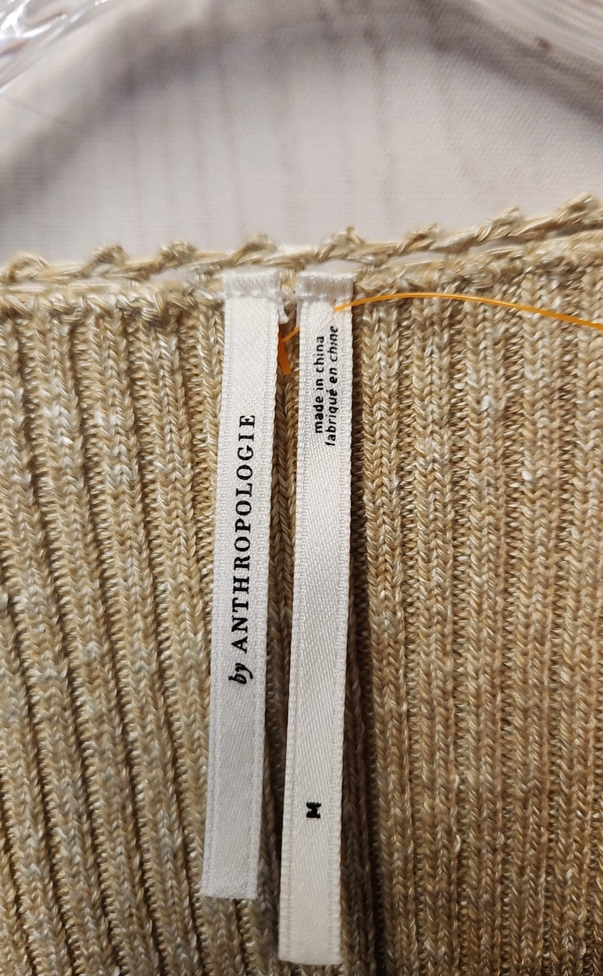 Anthropologie Women's Size M Beige Sweater