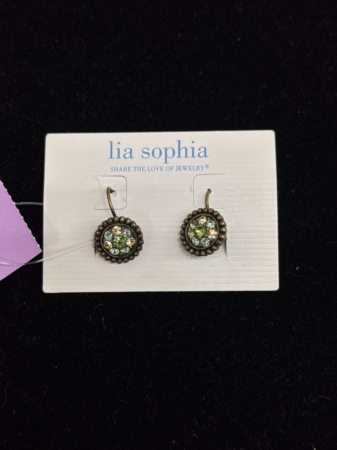 Lia Sophia Gold Earrings