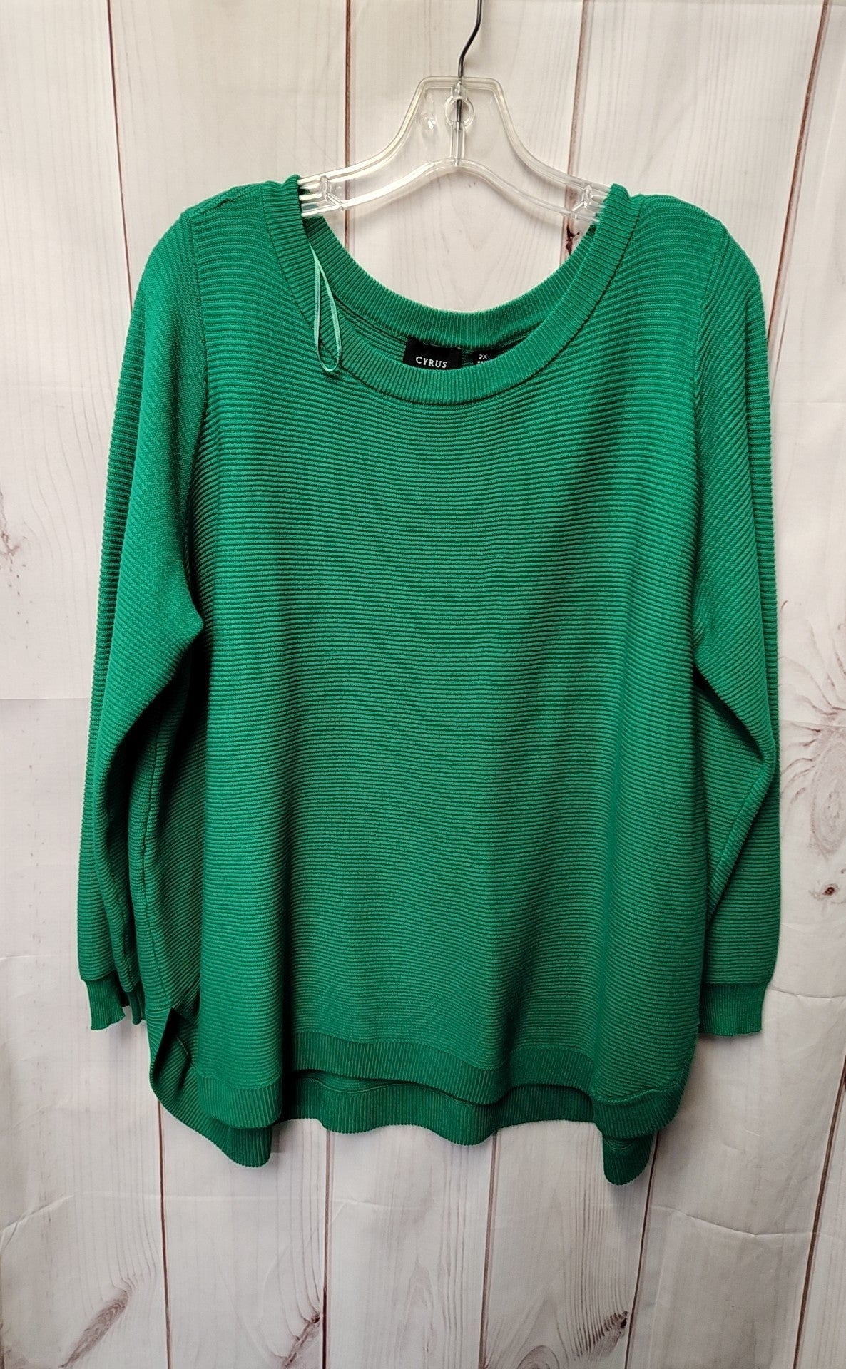 Cyrus Women's Size 2X Green Sweater