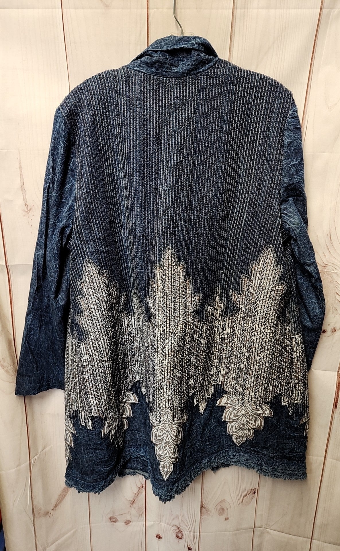 NWT Chico's Women's Size 3 = US XL Blue Cardigan