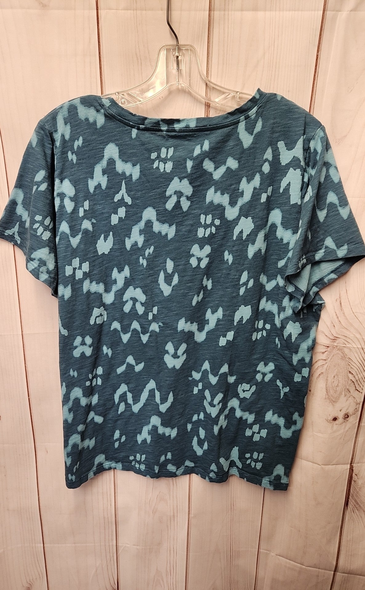 Sonoma Women's Size XL Teal Short Sleeve Top