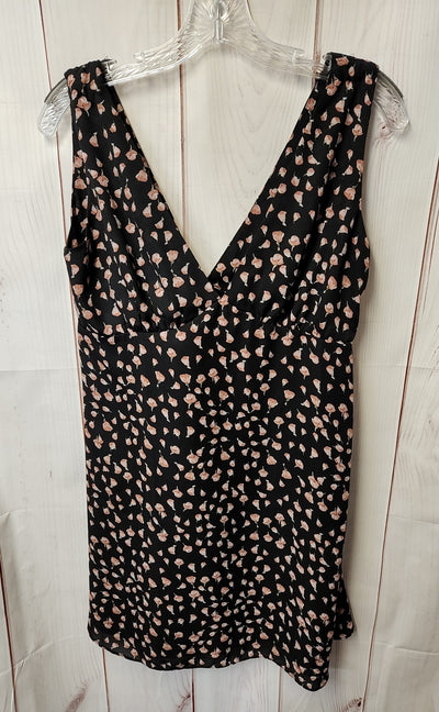 BP Women's Size M Black Floral Dress