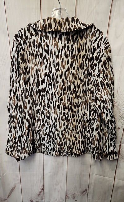 NWT Zenergy - Chico's Women's Size 3 = US XL Brown Jacket