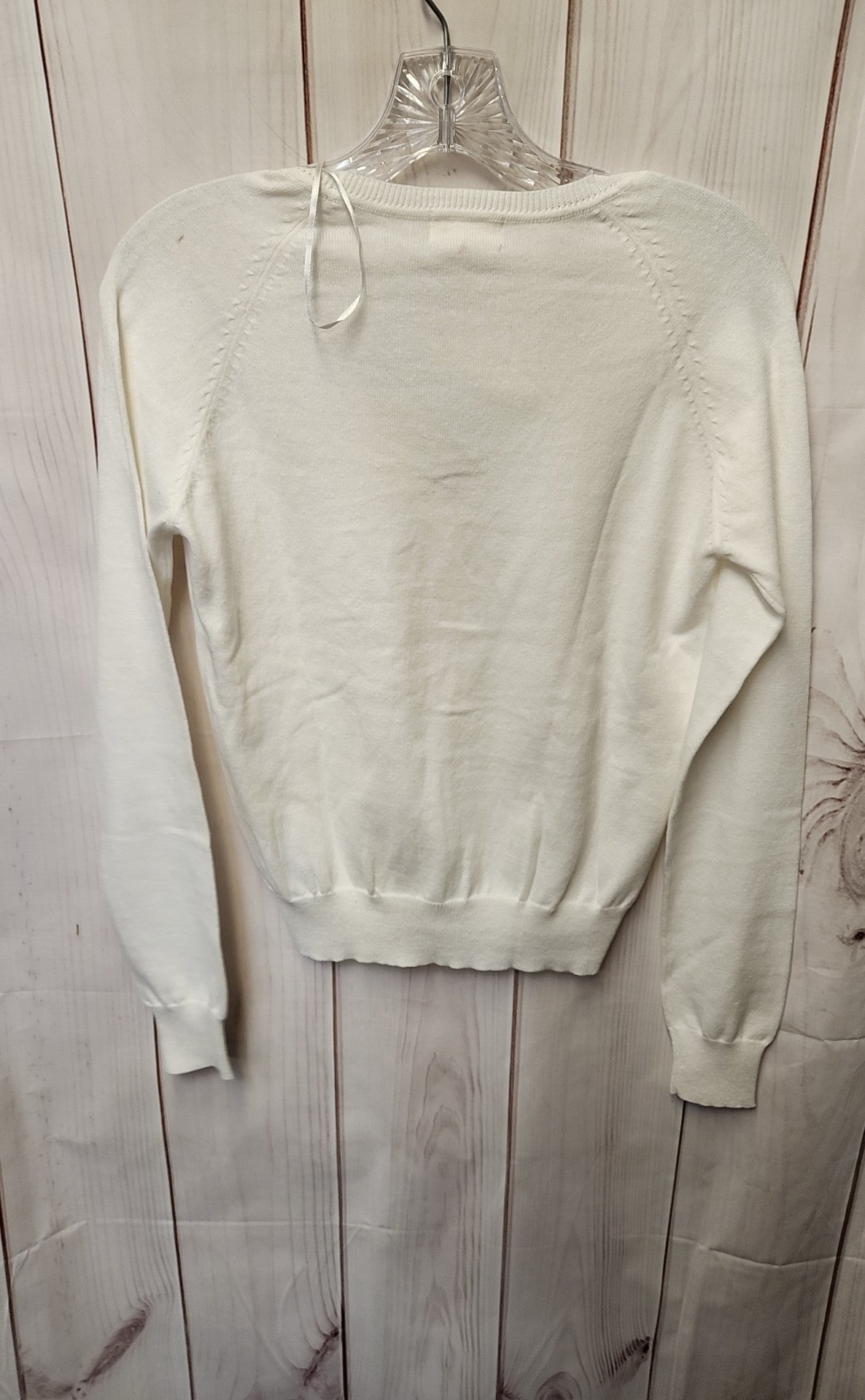 Ambiance Women's Size M White Cardigan