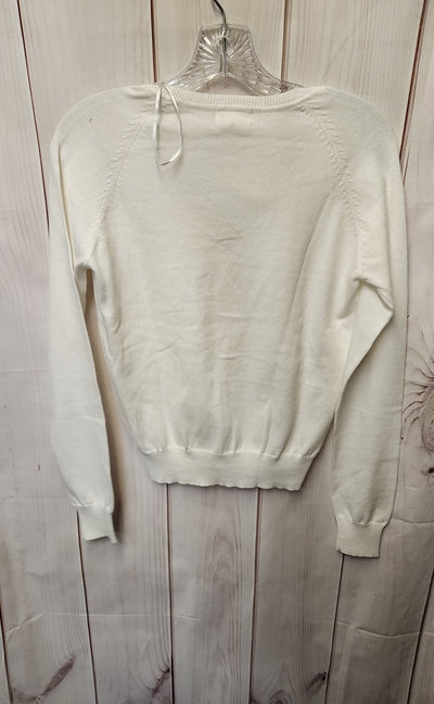 Ambiance Women's Size M White Cardigan