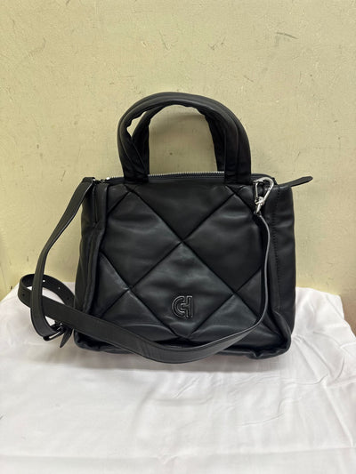 Cole Haan Grand Series Quilted Black Tote Bag