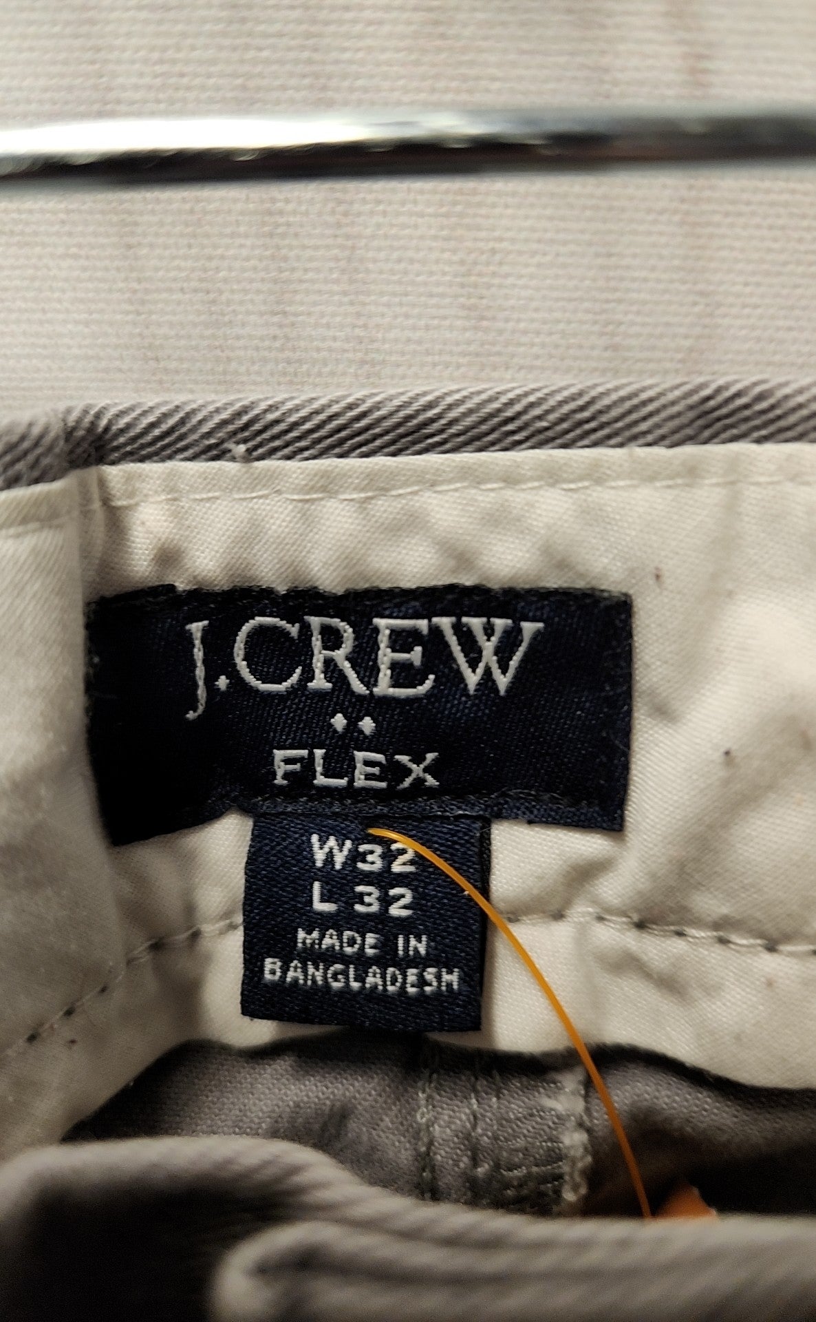 J Crew Men's Size 32x32 Gray Pants Athletic Slim