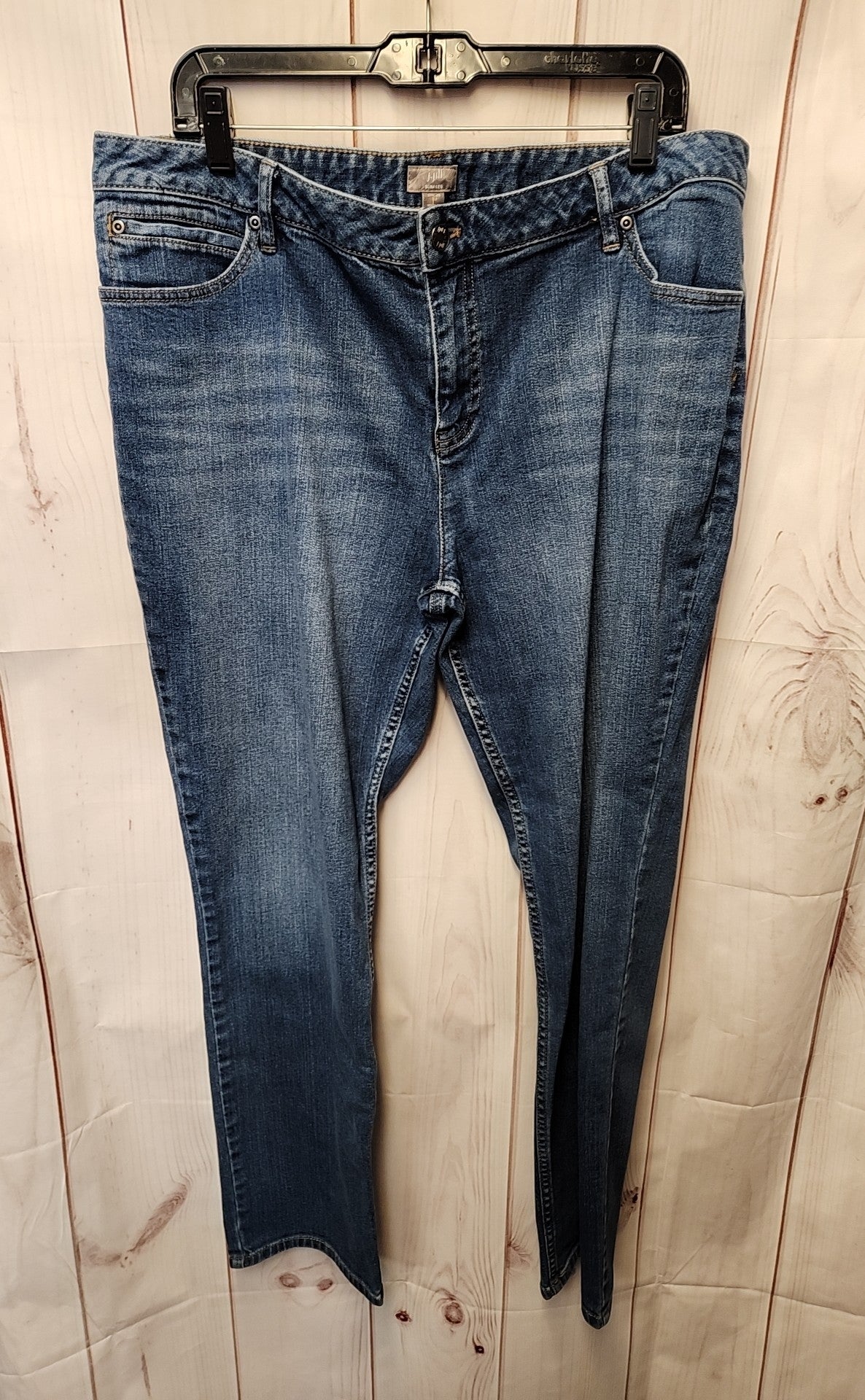 J Jill Women's Size 34 (18/1X) Blue Jeans Slim Leg