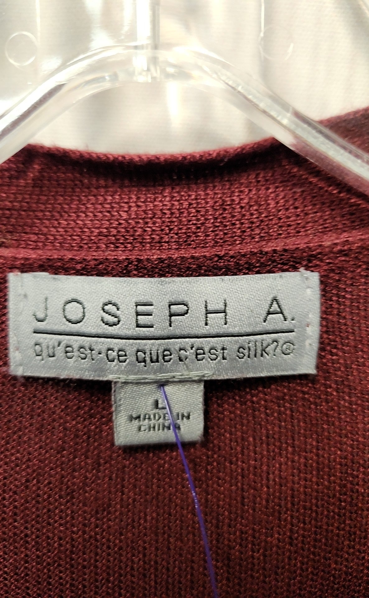 Joseph A Women's Size L Maroon Cardigan