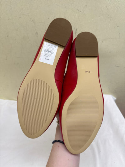 Talbots Women's Size 9-1/2 Red Flats Shoes
