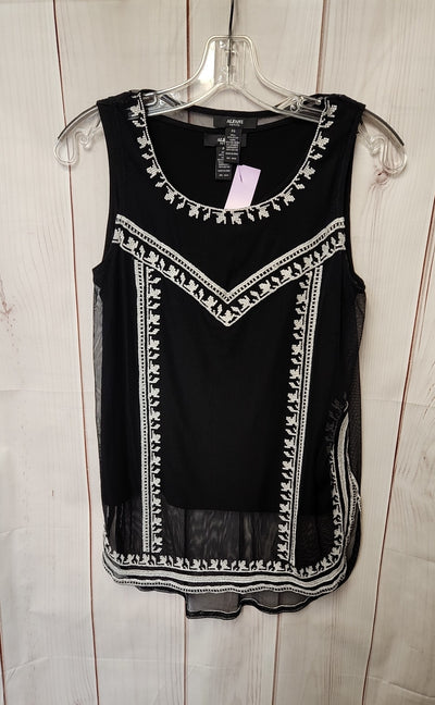 Alfani Women's Size S Petite Black Shirt Set
