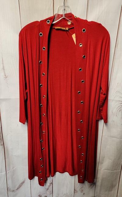 Belldini Women's Size M Red Cardigan