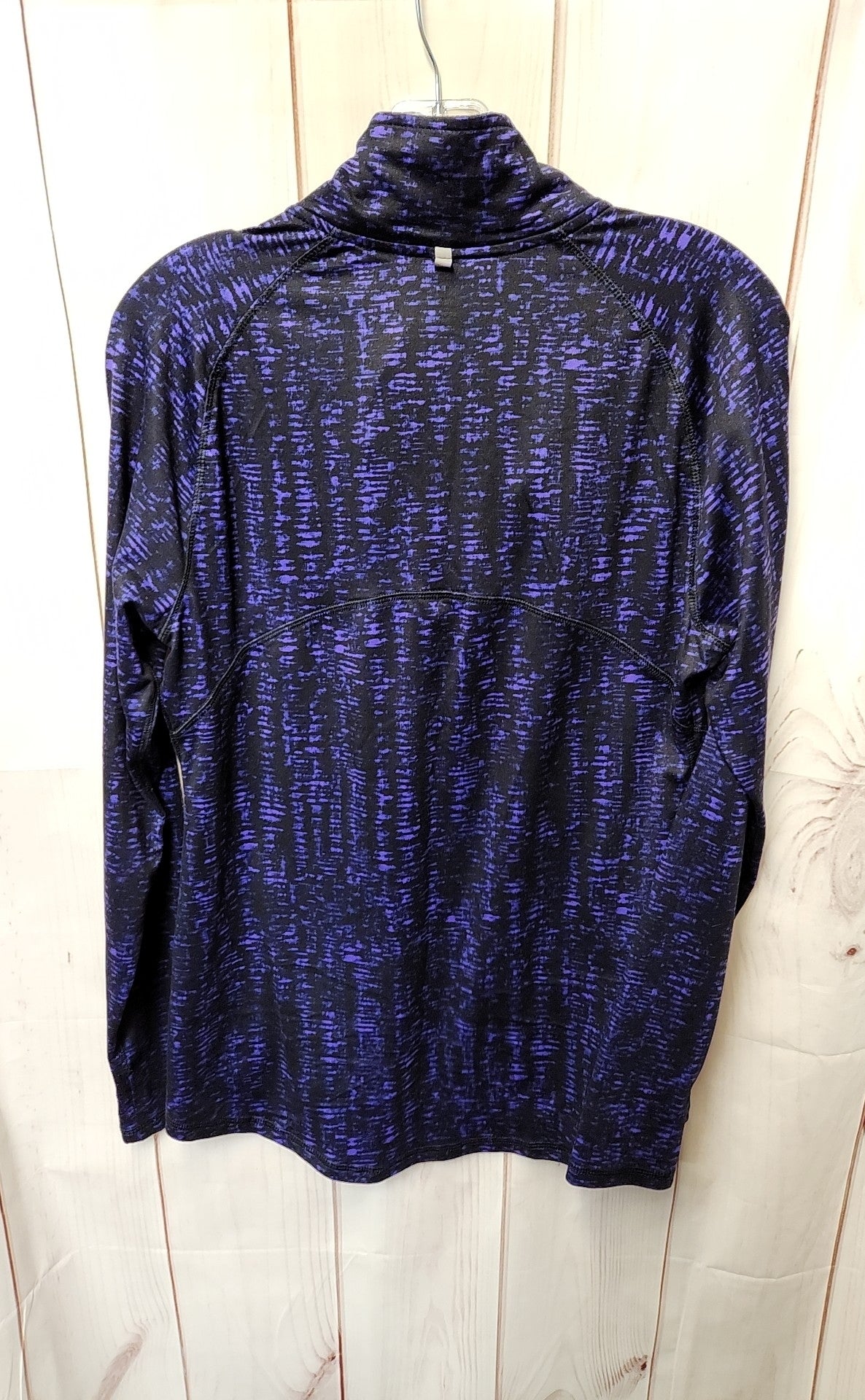 Champion Women's Size M Black & Purple Long Sleeve Top