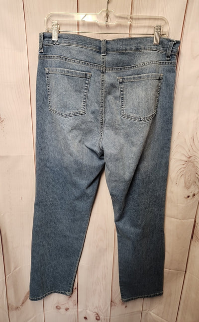 Style & Co Women's Size 12 Straight Leg Blue Jeans