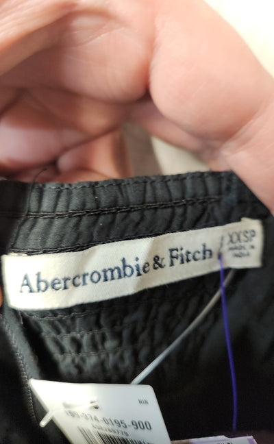NWT Abercrombie & Fitch Women's Size XXS Petite Black Dress