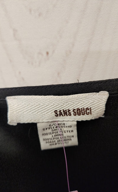 Sans Souci Women's Size S Black Sleeveless Top