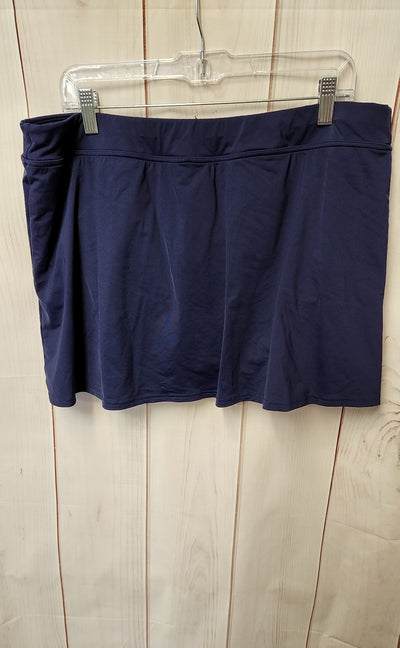 Lands End Women's Size 18 Navy Swim Bottom