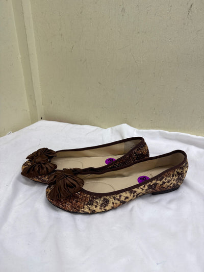 Enzo Women's Size 8-1/2 Brown Flats Shoes