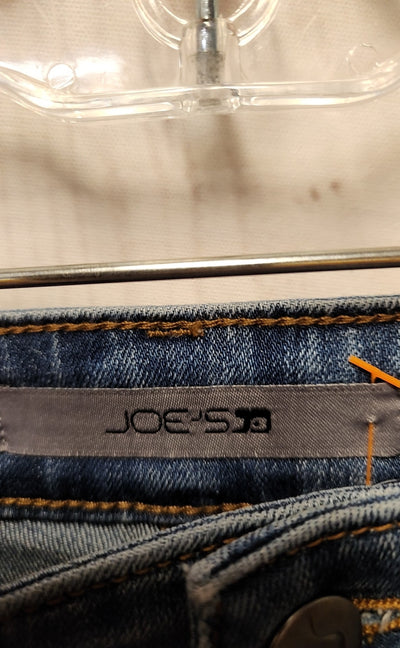 Joe's Women's Size 27 (3-4) Blue Jeans Greta Wid Leg Ankle
