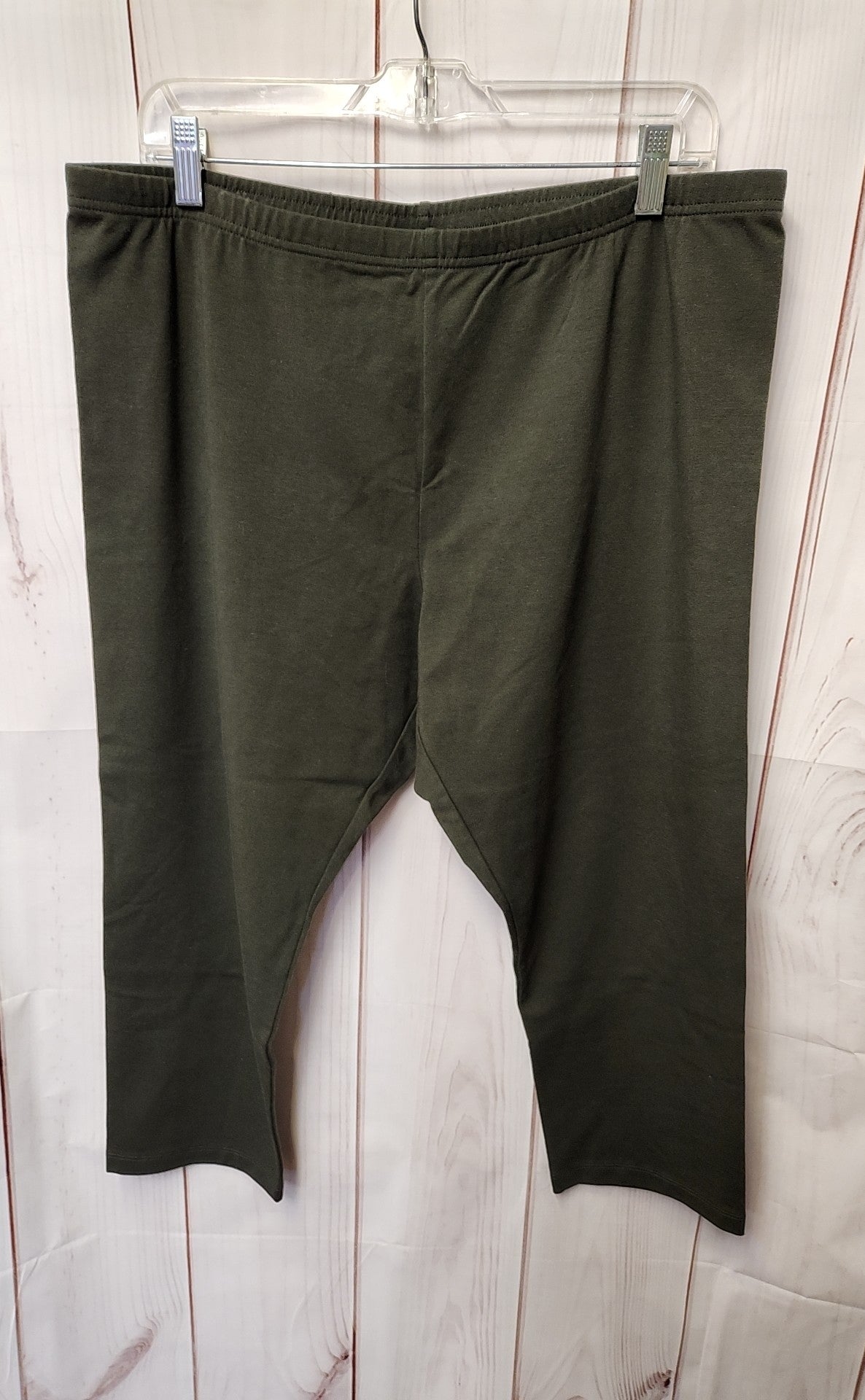 J Jill Women's Size XL Olive Green Capris
