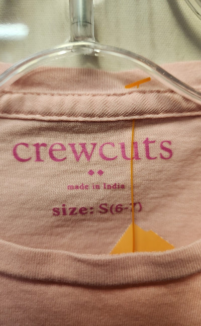 Crewcuts Girl's Size 6/7 Pink Shirt