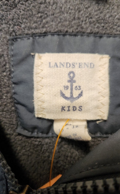 Lands End Boy's Size 10/12 Gray Jacket