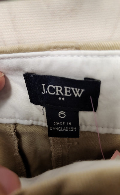 J Crew Women's Size 6 Beige Shorts
